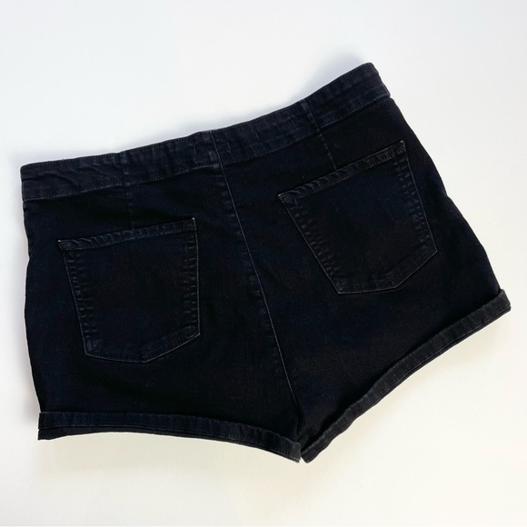 Wild Fable High Waist Black Denim Shorts Women’s 16 - Picture 8 of 9